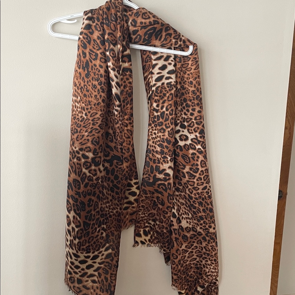 Leopard Print Scarf